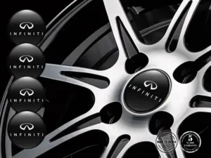 Infiniti Decalcomania Cupola Stile Distintivi Ruota Custom